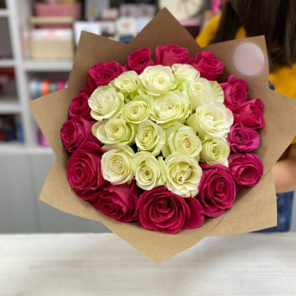 30 Dual Color Roses